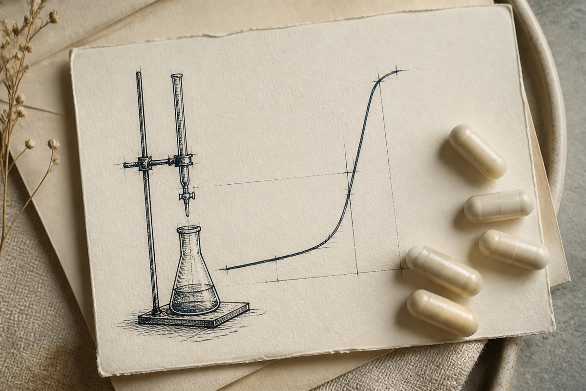Slow ramp beside 400 mg gabapentin capsules