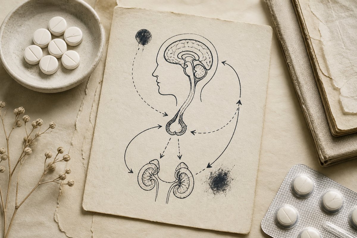 Prednisolone 5 mg tablets on a taper-clock card